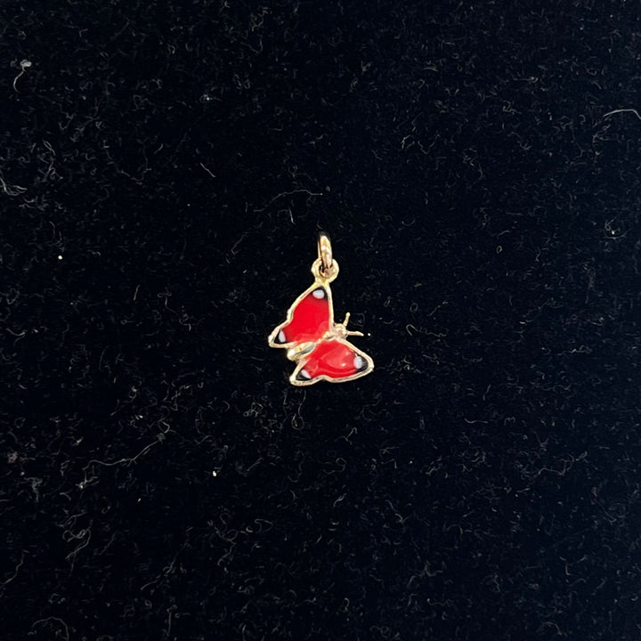 Mini Red Butterfly Charm 🦋
