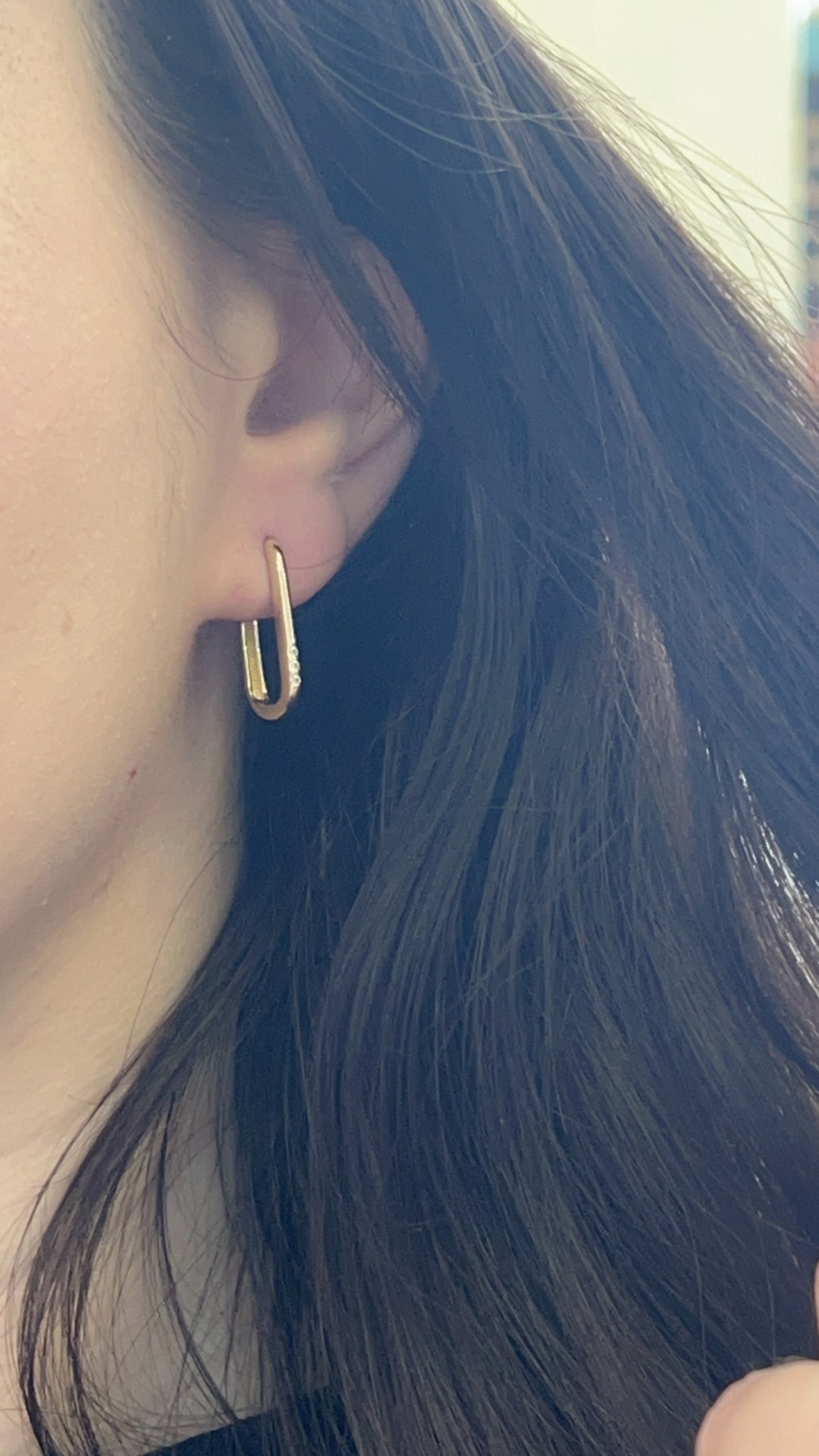 Minimal Rounded Drop Hoops