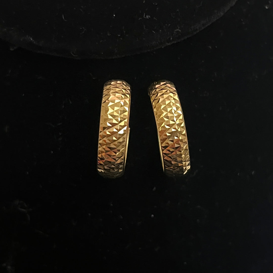 Super Sparkle Chunky C-Hoops