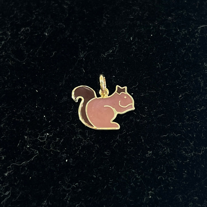 Enamel Squirrel Charm 🐿️