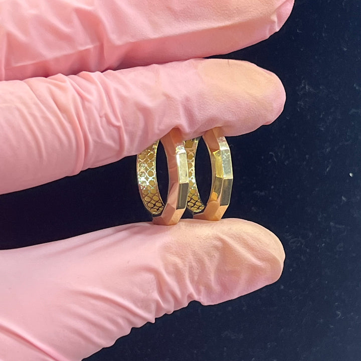 Perfect Faceted Everyday Hoops