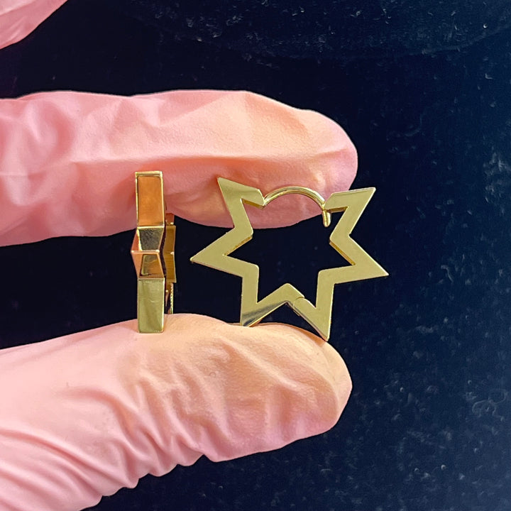 Starburst Statement Hoops