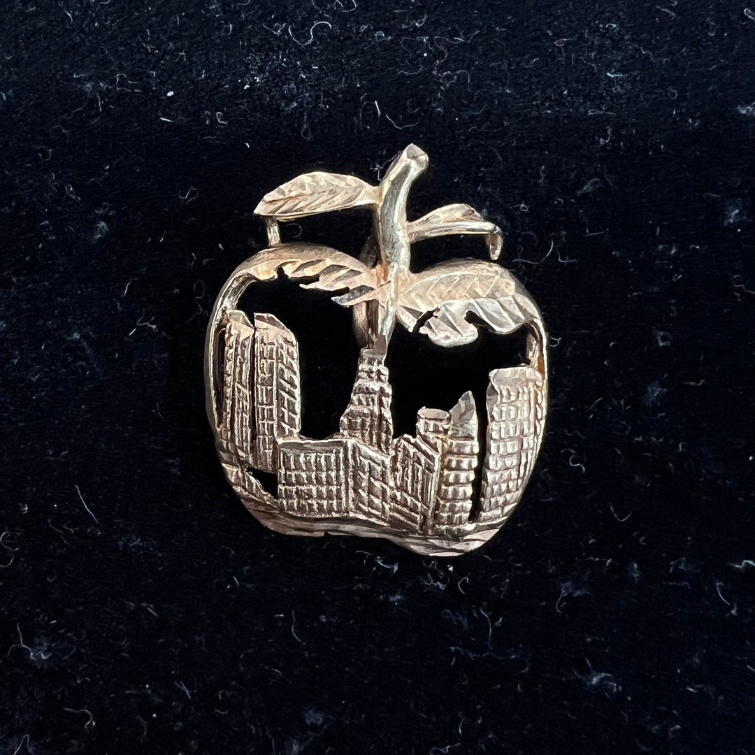 Vintage Big Apple Charm