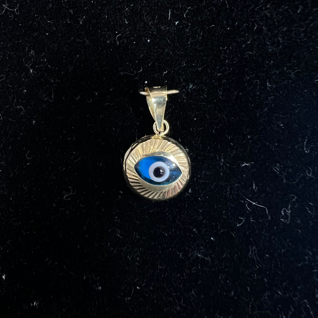 Sparkle Evil Eye Charm (Blue)