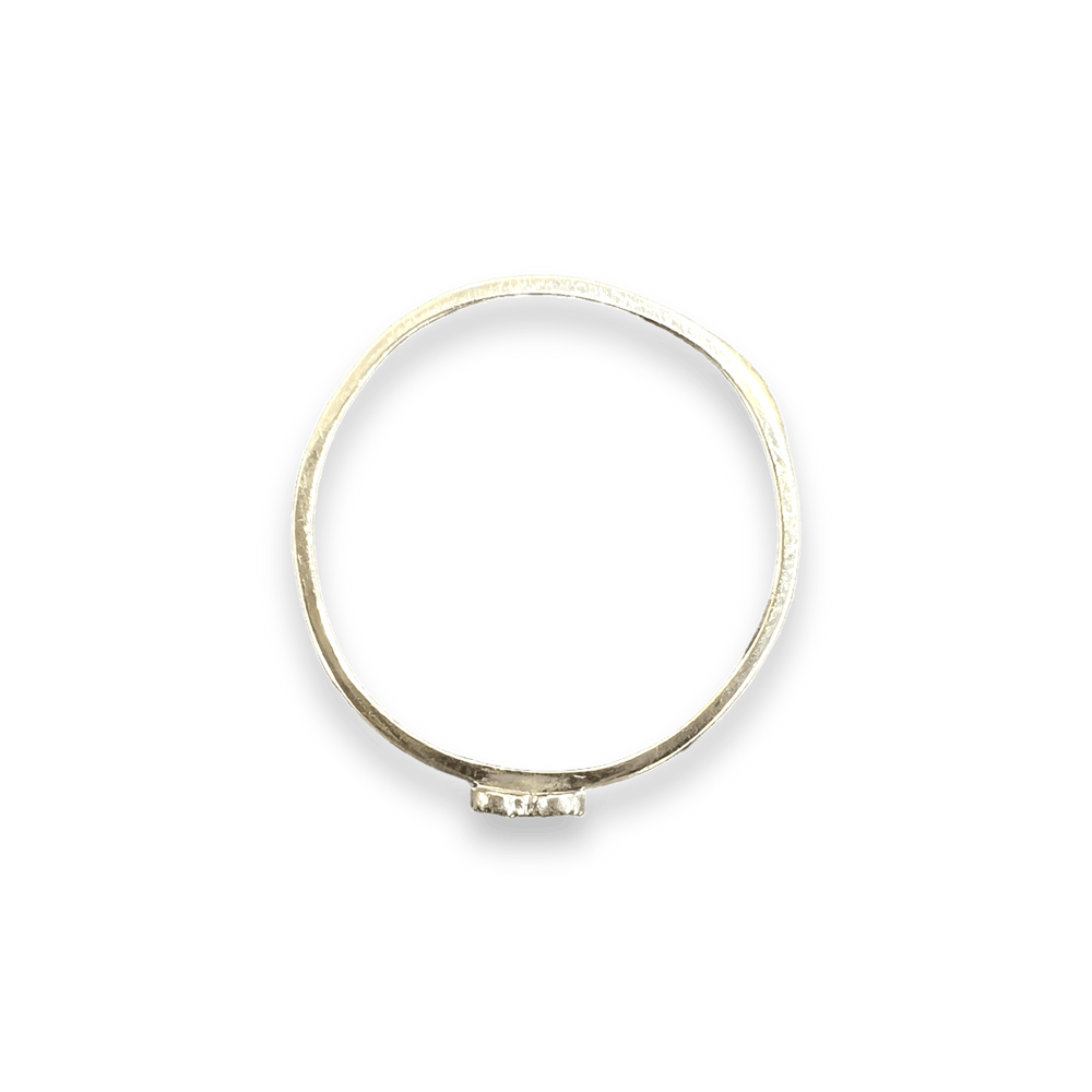 Mini Diamond Heart Stacking Ring - Michelle the Jeweler