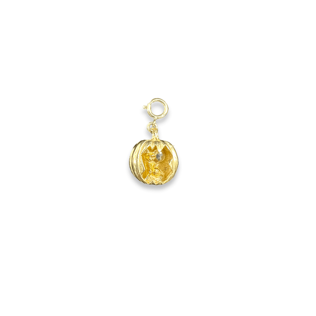 Pumpkin Cat with Moon - Michelle the Jeweler