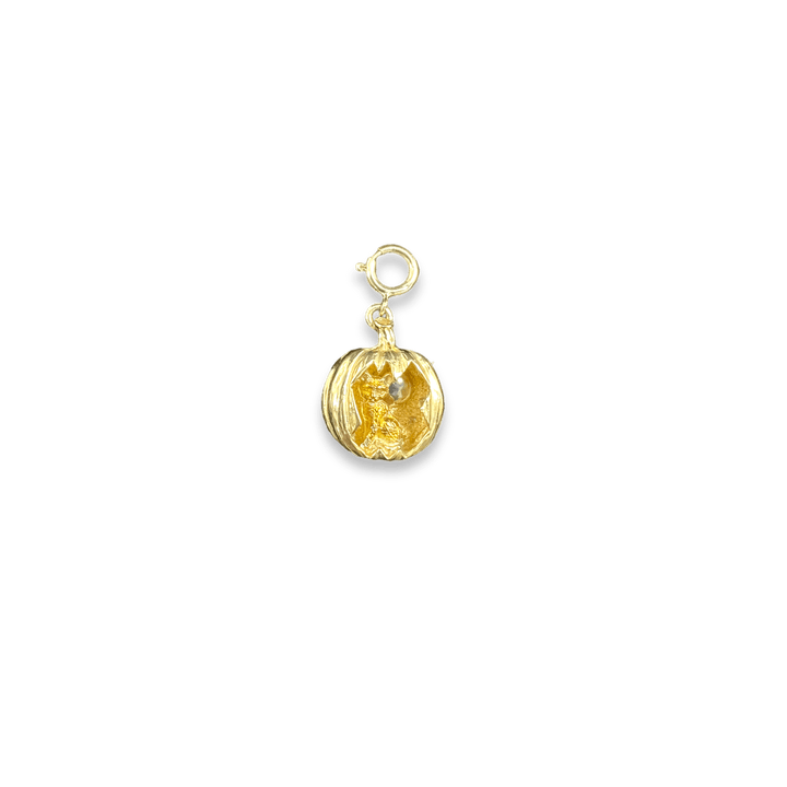 Pumpkin Cat with Moon - Michelle the Jeweler