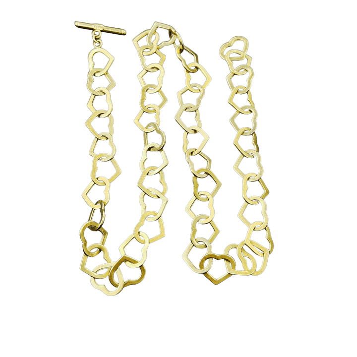 Heart Link Toggle Necklace - Michelle the Jeweler