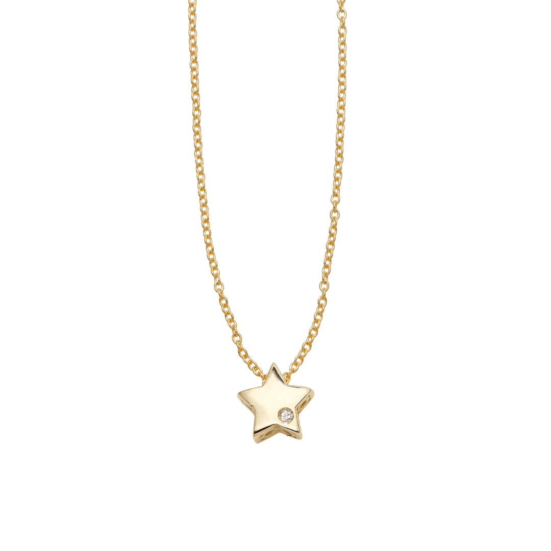 Mini Diamond Star Necklace - Michelle the Jeweler