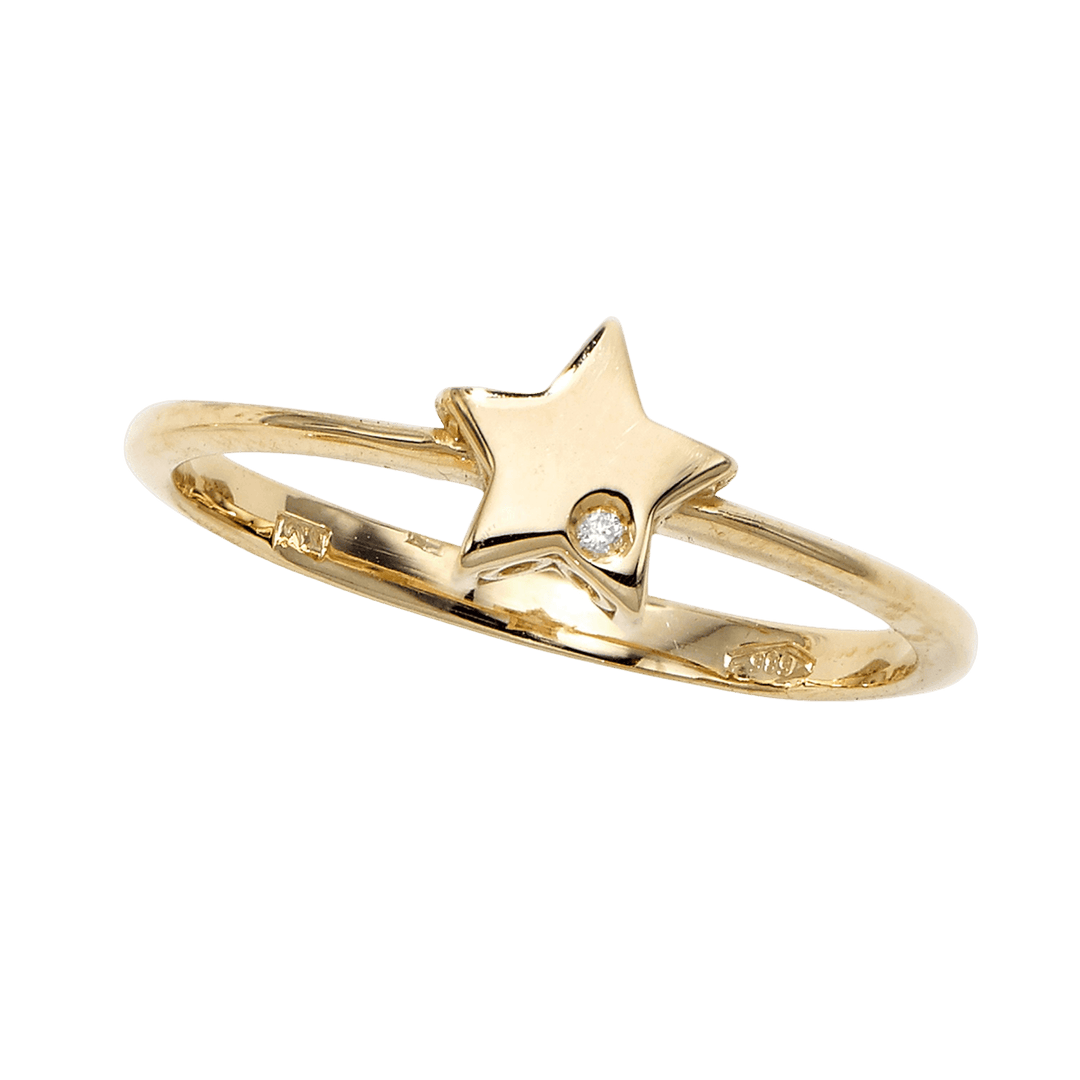 Mini Diamond Star Ring - Michelle the Jeweler