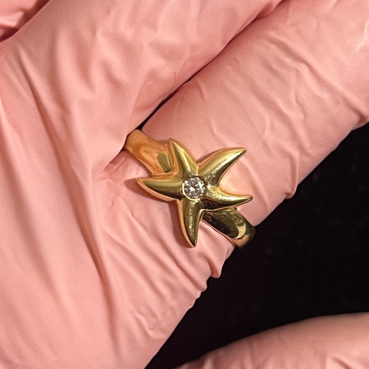 Vintage Diamond Star Ring