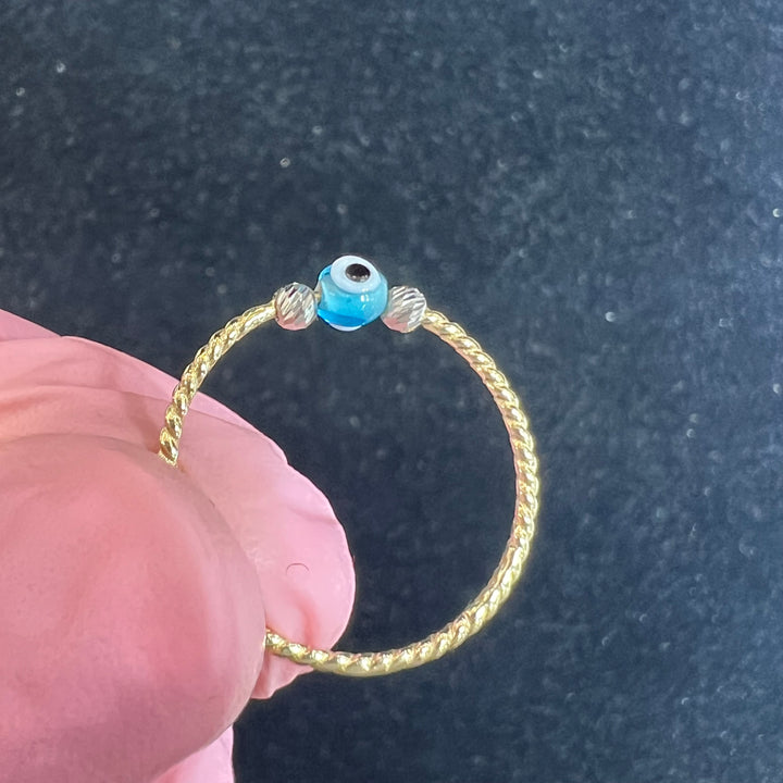 Blue Evil Eye Ring