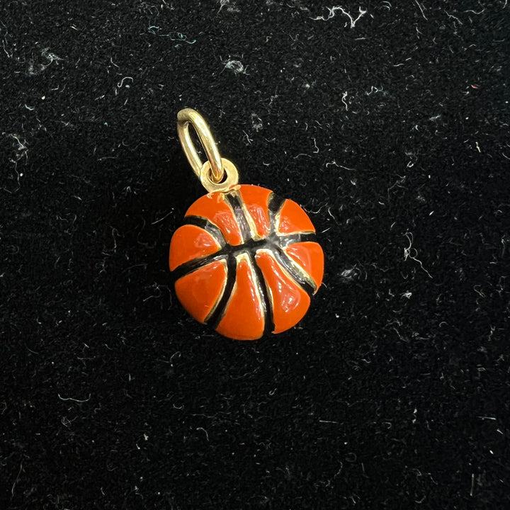 Enamel Basketball Charm