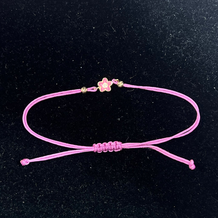 Mini Pink Flower Bracelet