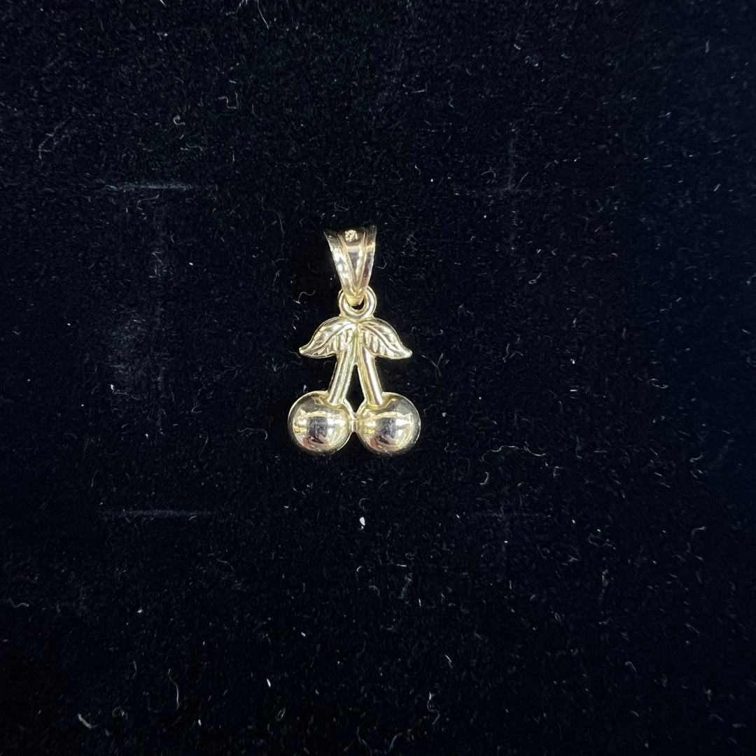 Small Puffed Cherry Charm