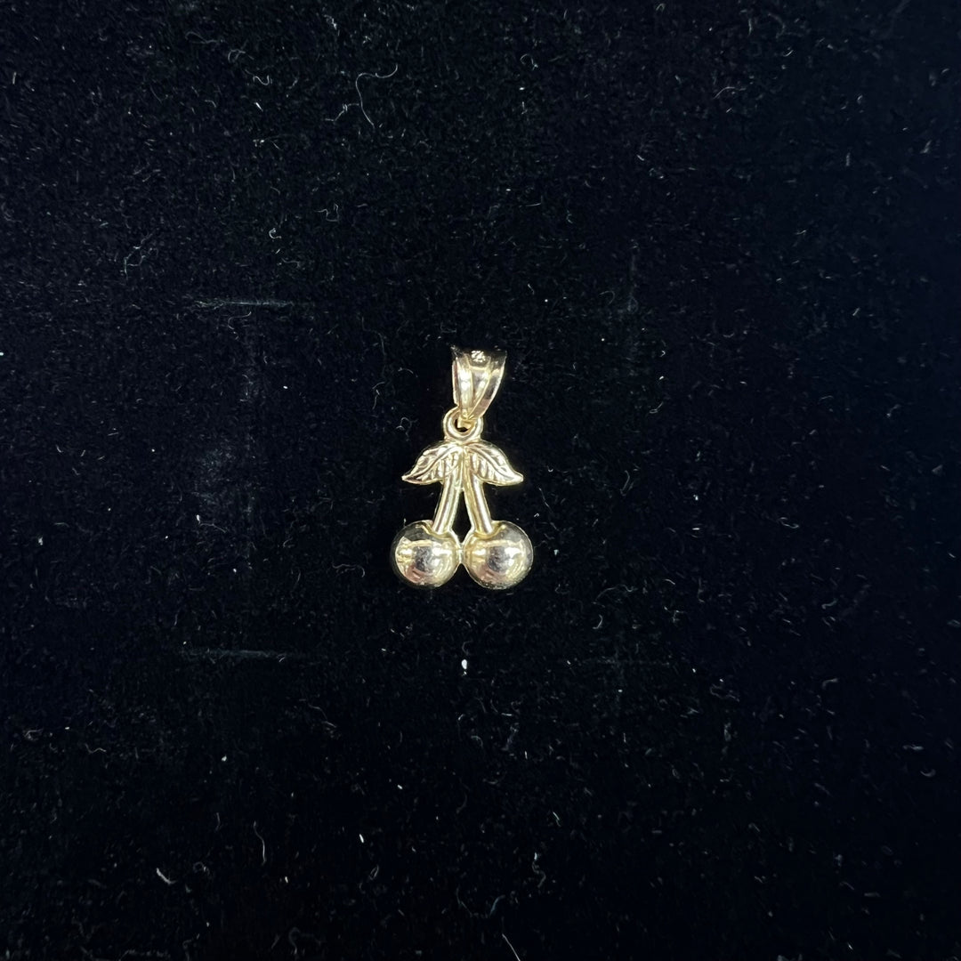 Small Puffed Cherry Charm