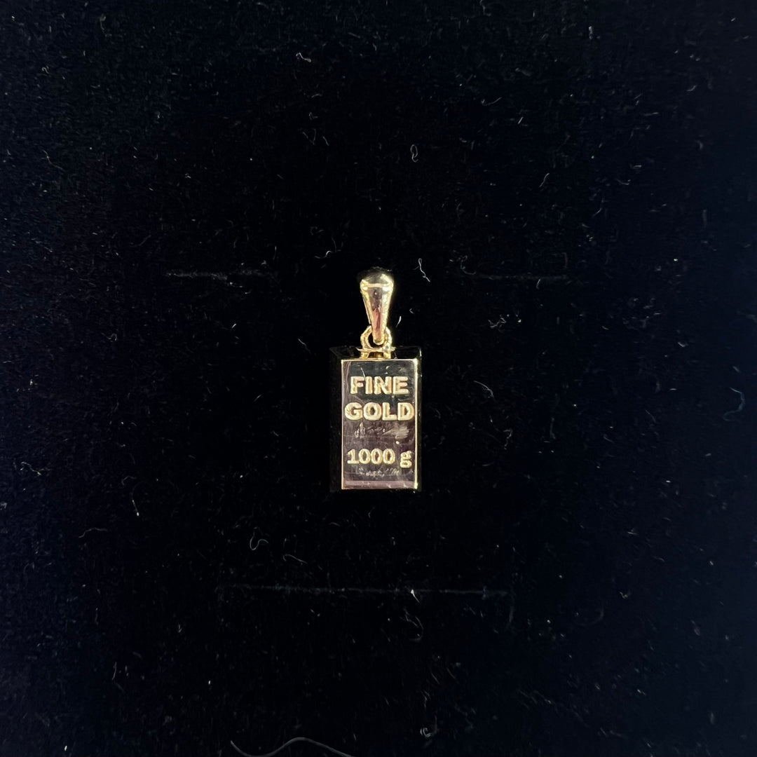 Mini Gold Bar Charm