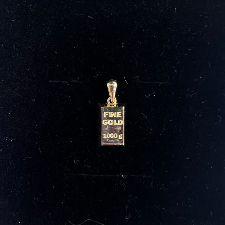 Mini Gold Bar Charm