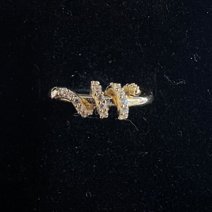 Snake Wrap Ring (CZ)