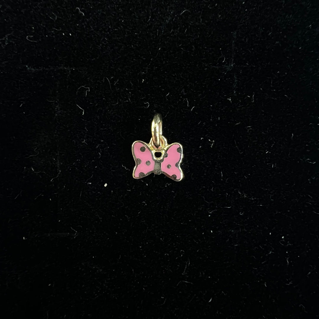 Mini Pink Butterfly Charm