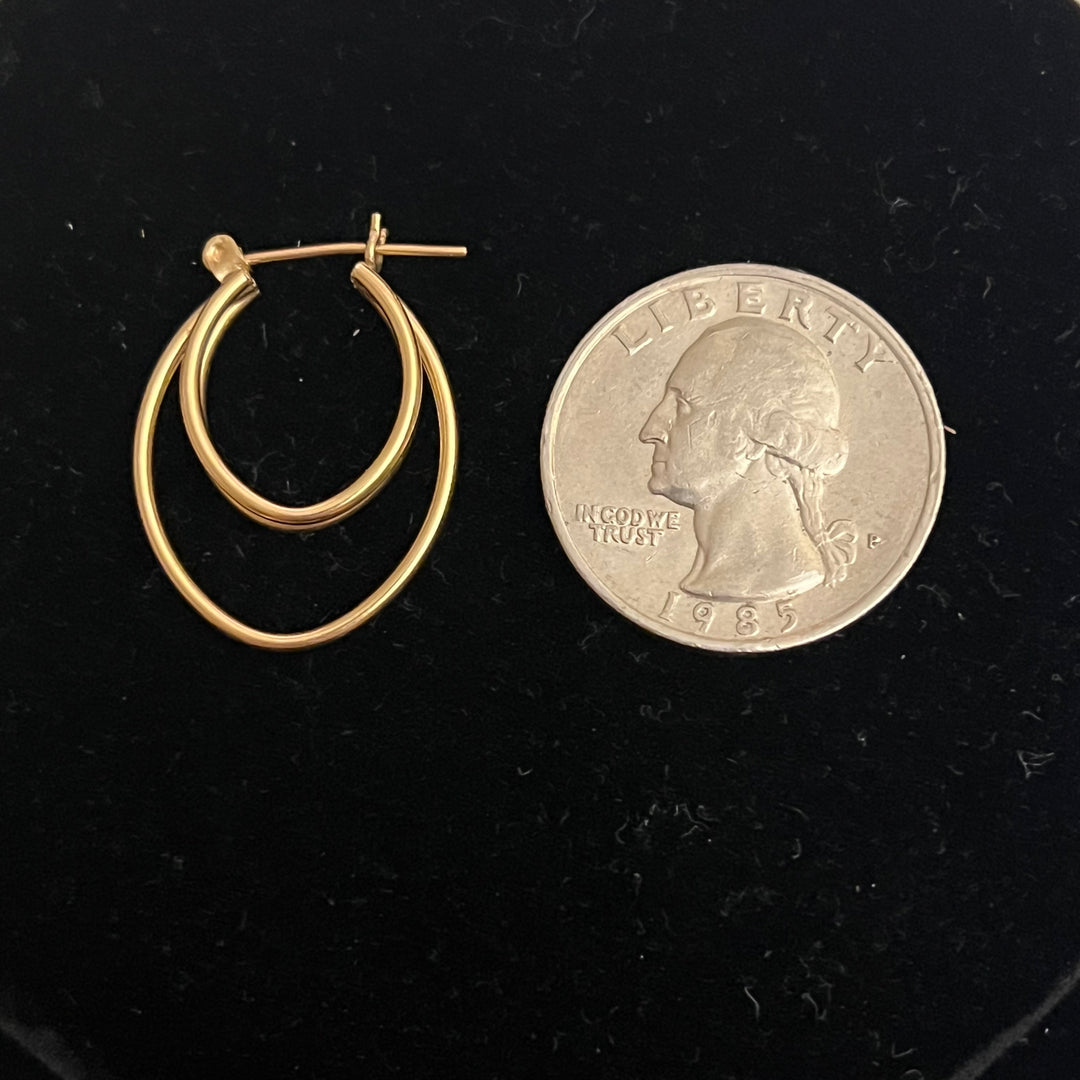 Triple Oval Hoops