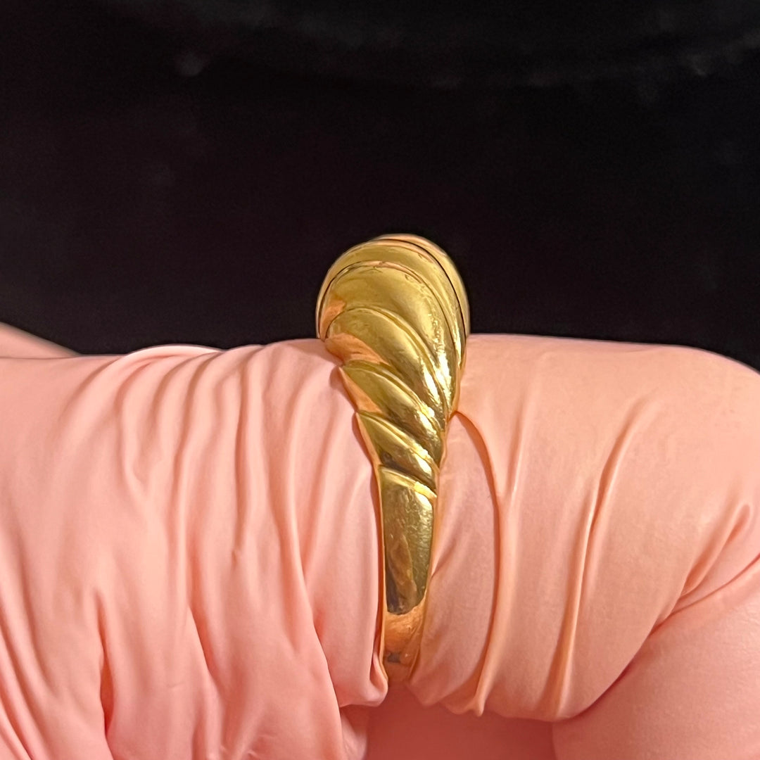 Vintage Shrimp Dome Ring