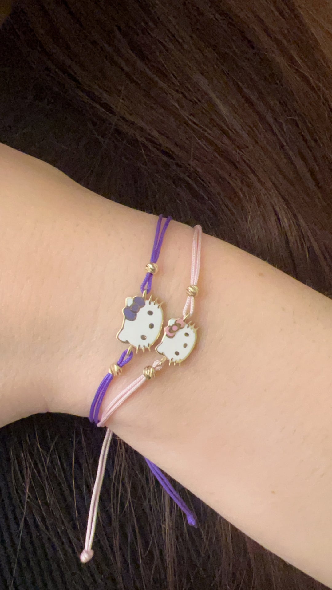 HK Purple Rope Bracelet