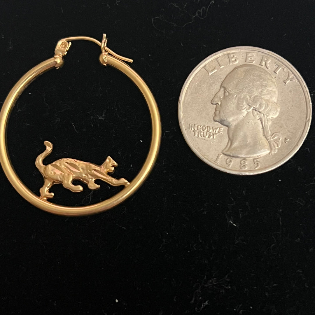 Vintage Cat Hoops