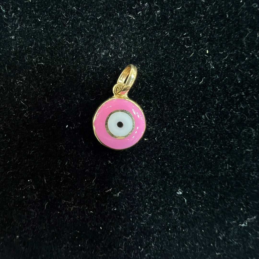 Classic Pink Evil Eye Charm