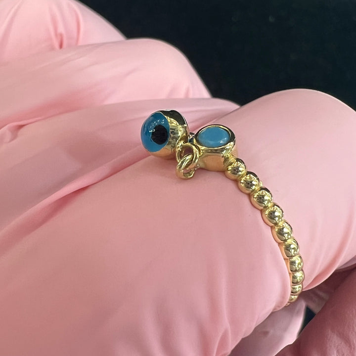 Dangle Evil Eye Ring