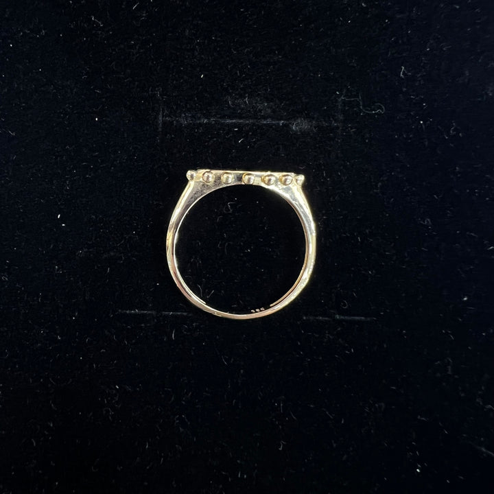 Milgrain Evil Eye Signet Ring