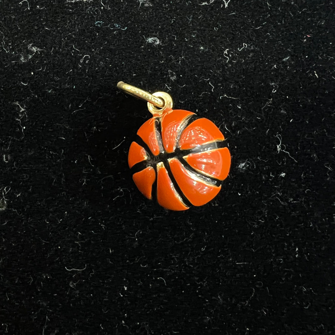 Enamel Basketball Charm