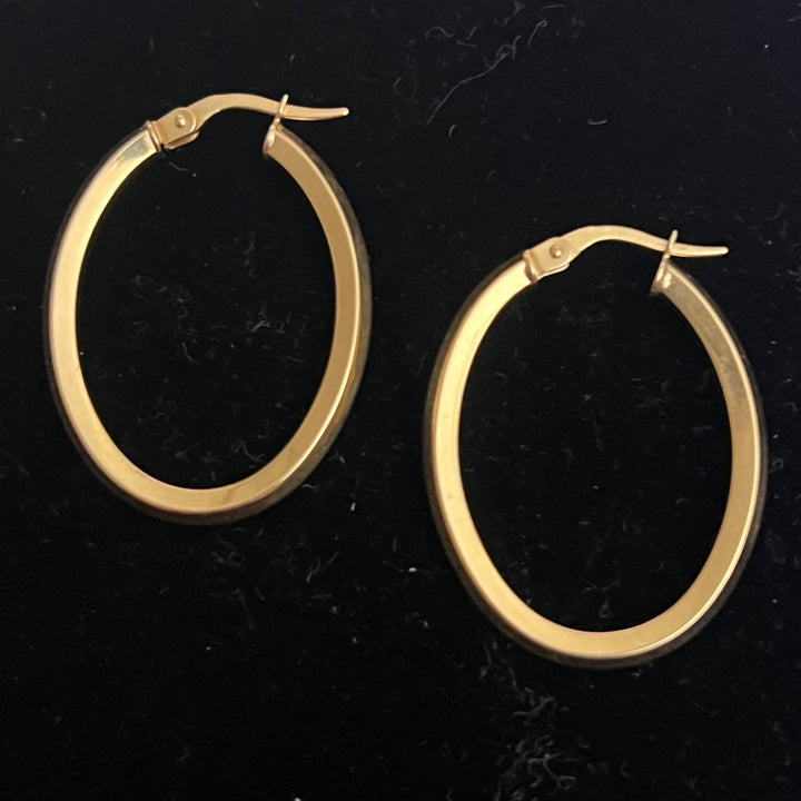 Bevel Edge Hoops