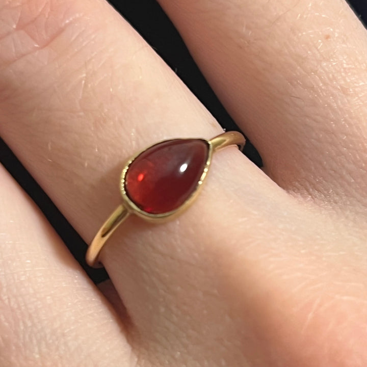 Garnet Serpentine Ring