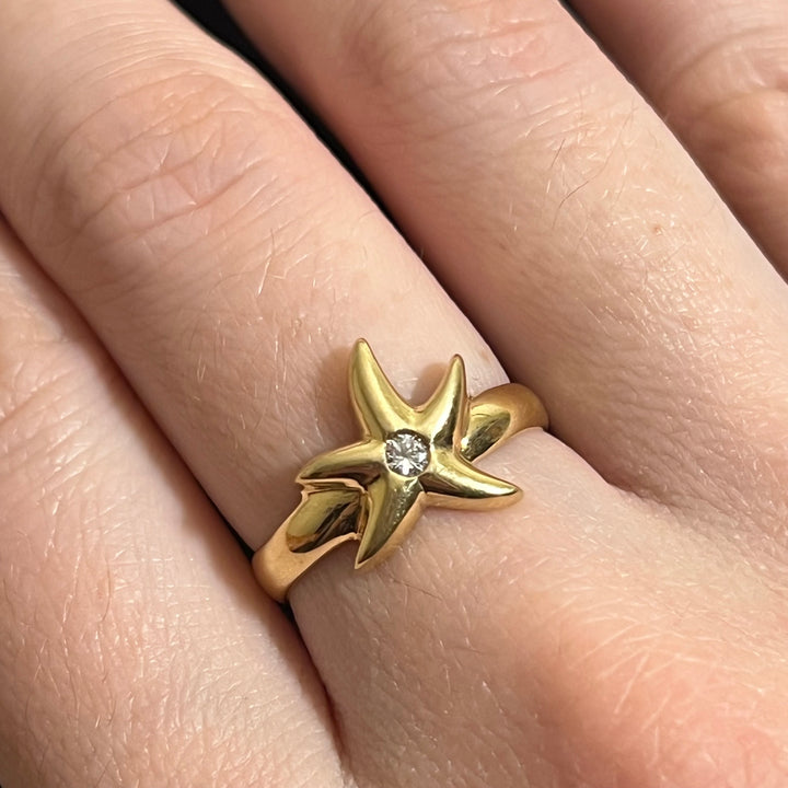 Vintage Diamond Star Ring