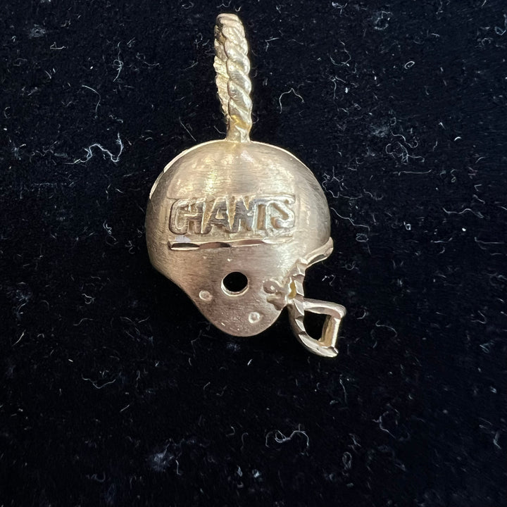 NY Giants helmet charm