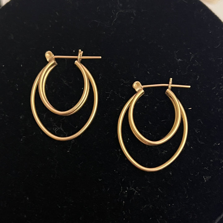 Triple Oval Hoops