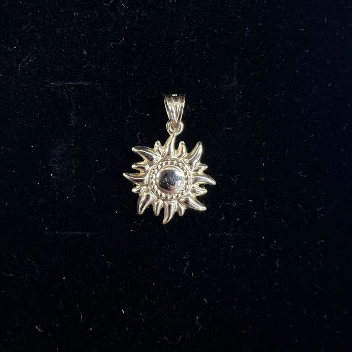 Small Puffed Indie Sun Charm