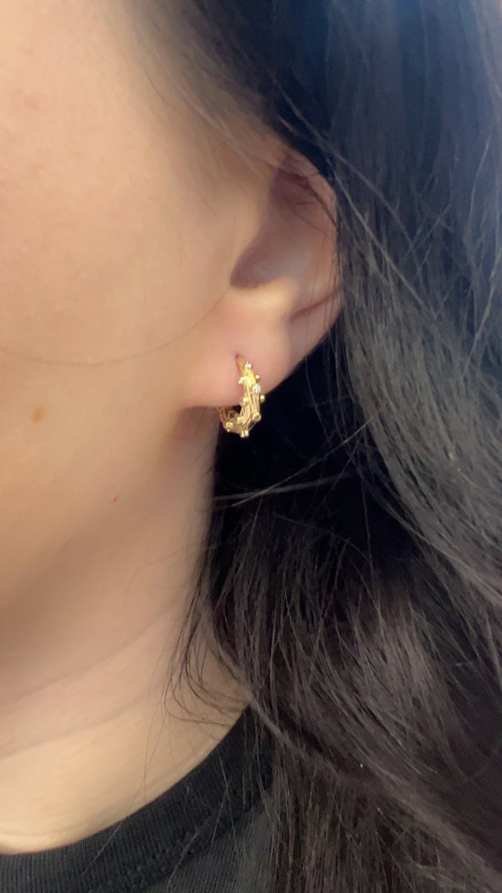 Small Tapered Cactus Huggies (CZ)