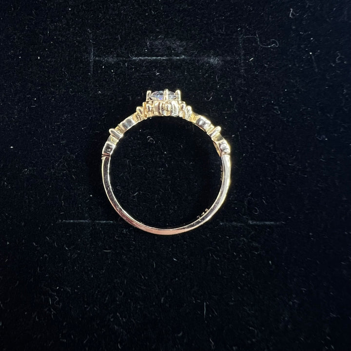 Princess Oval Solitaire Ring (CZ)