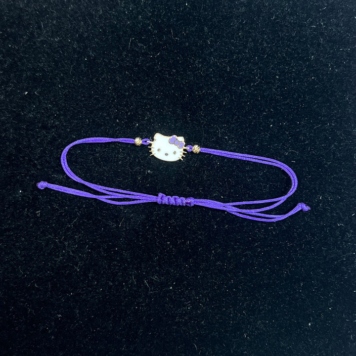 HK Purple Rope Bracelet