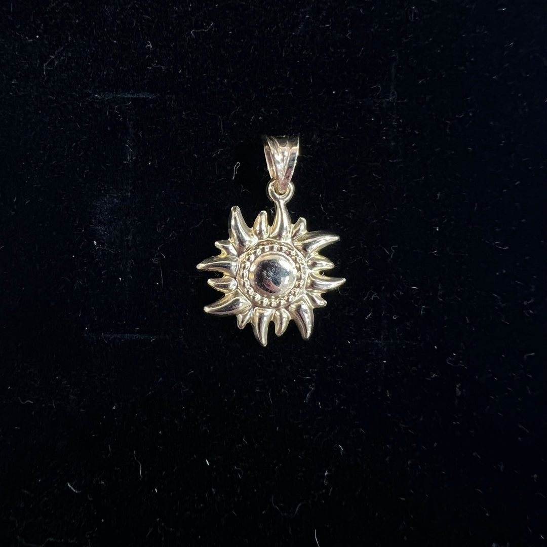 Small Puffed Indie Sun Charm