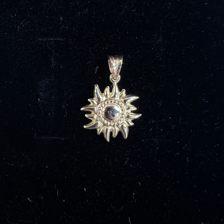 Small Puffed Indie Sun Charm