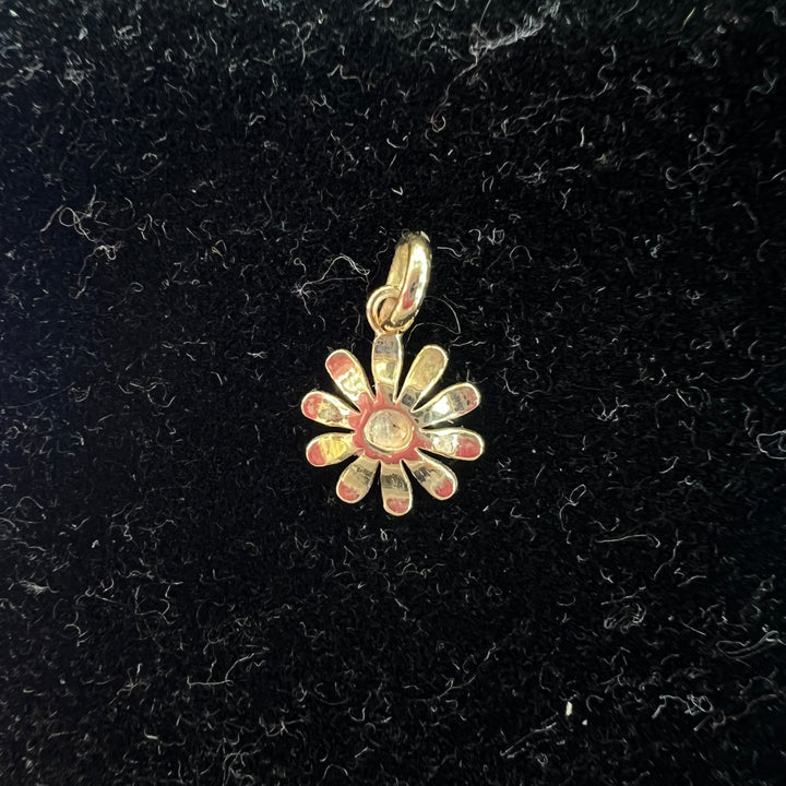 Mini Pink Daisy Charm