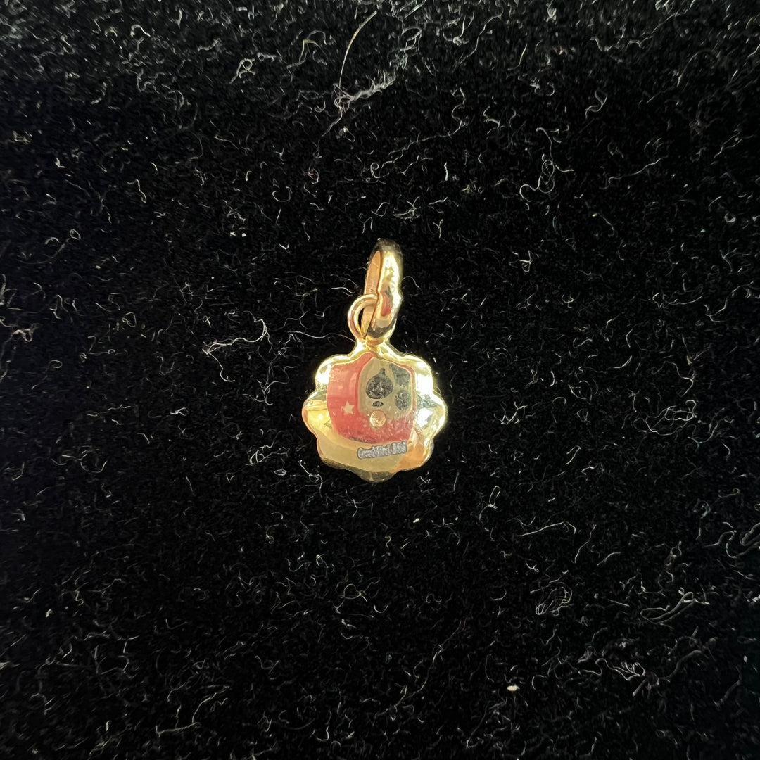 Mini Pink Flower Charm