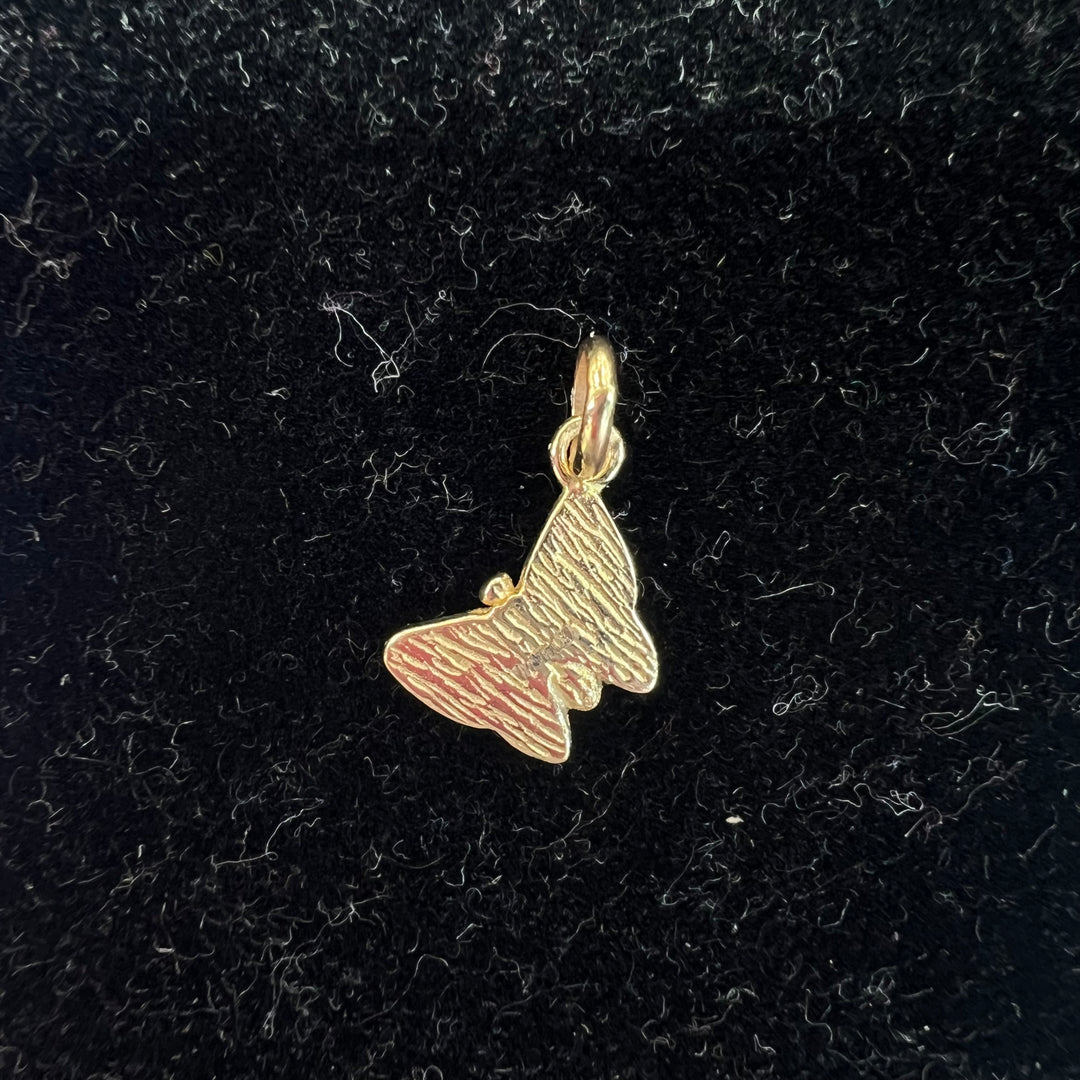 Green Ombre Butterfly Charm