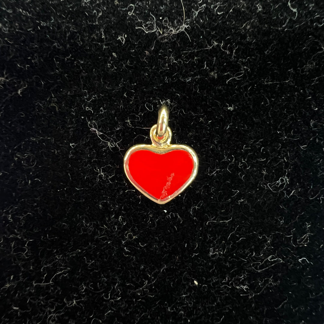 Chunky Red Heart Charm (Double-sided)
