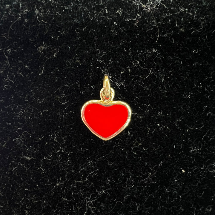 Chunky Red Heart Charm (Double-sided)