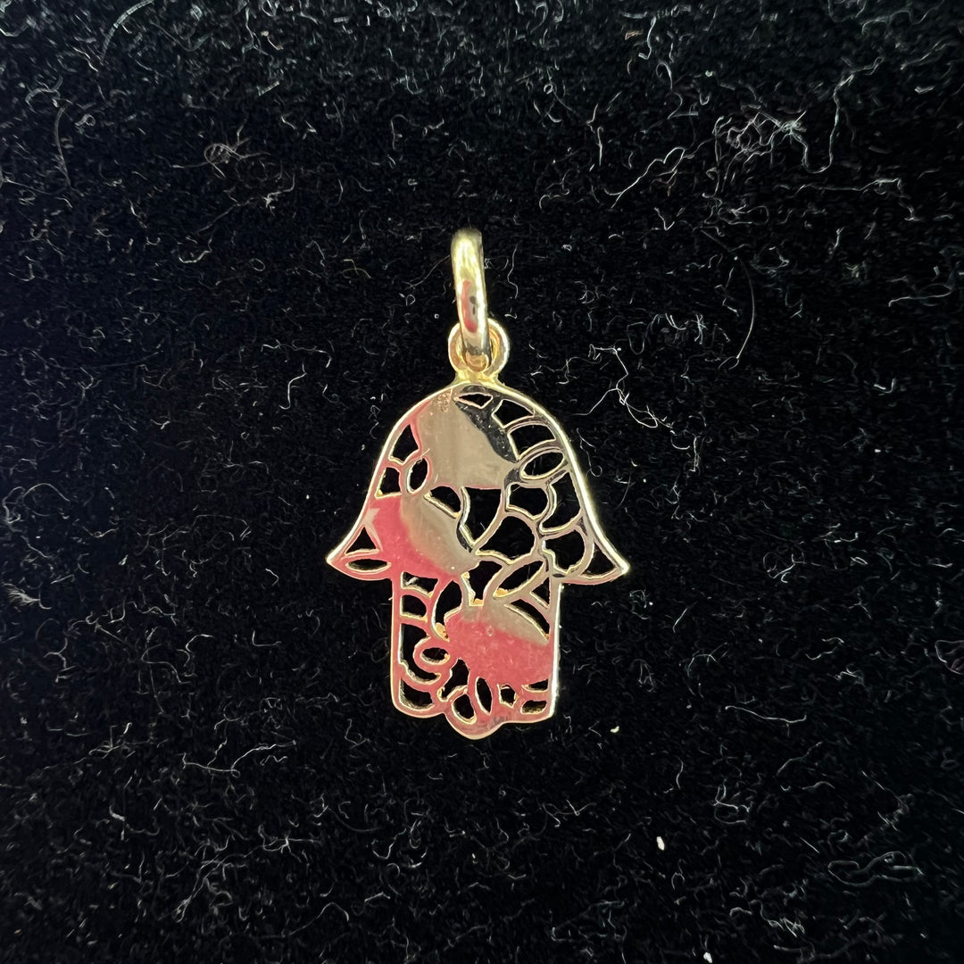 Pink Hamsa Charm
