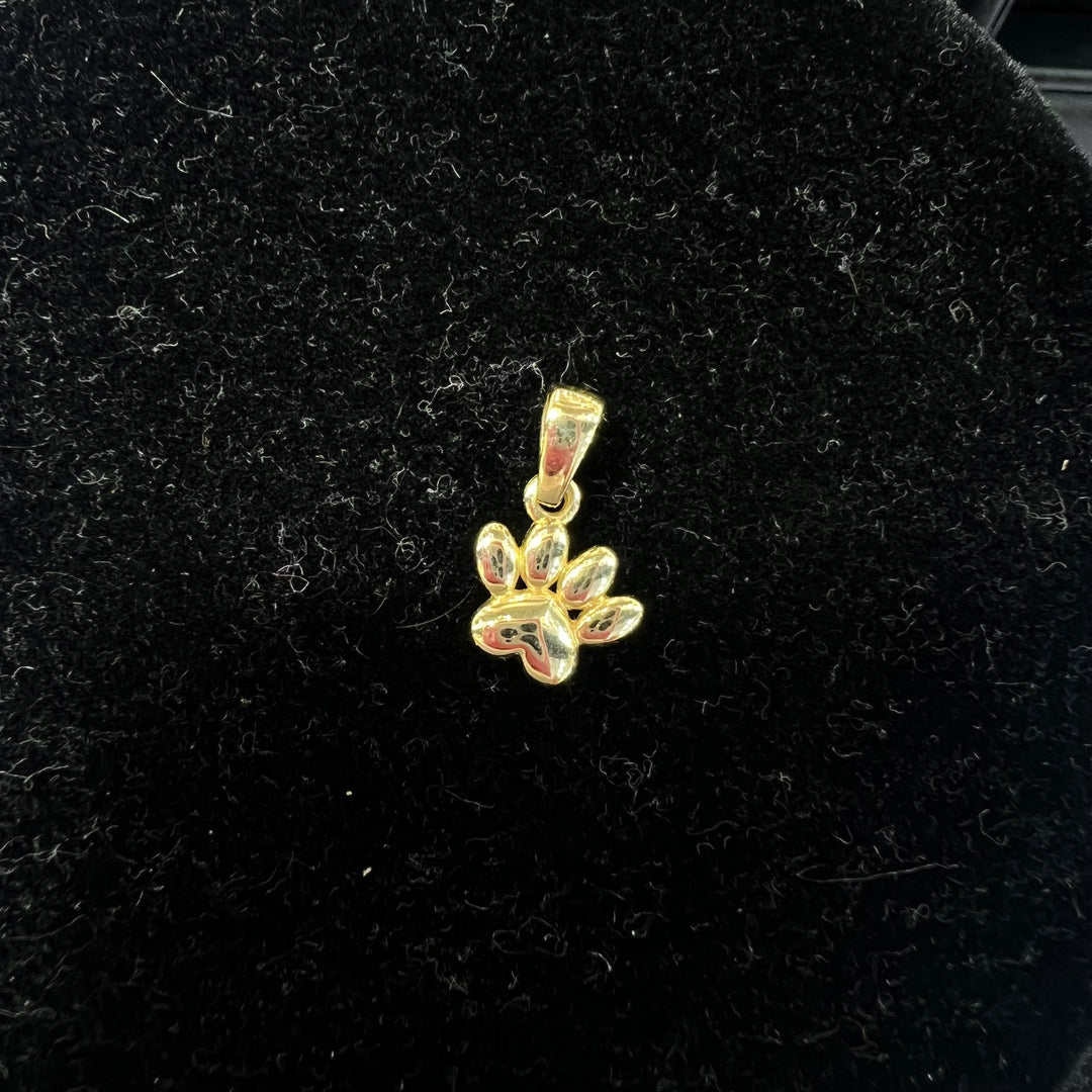 Mini Paw Print Charm (Engraveable)